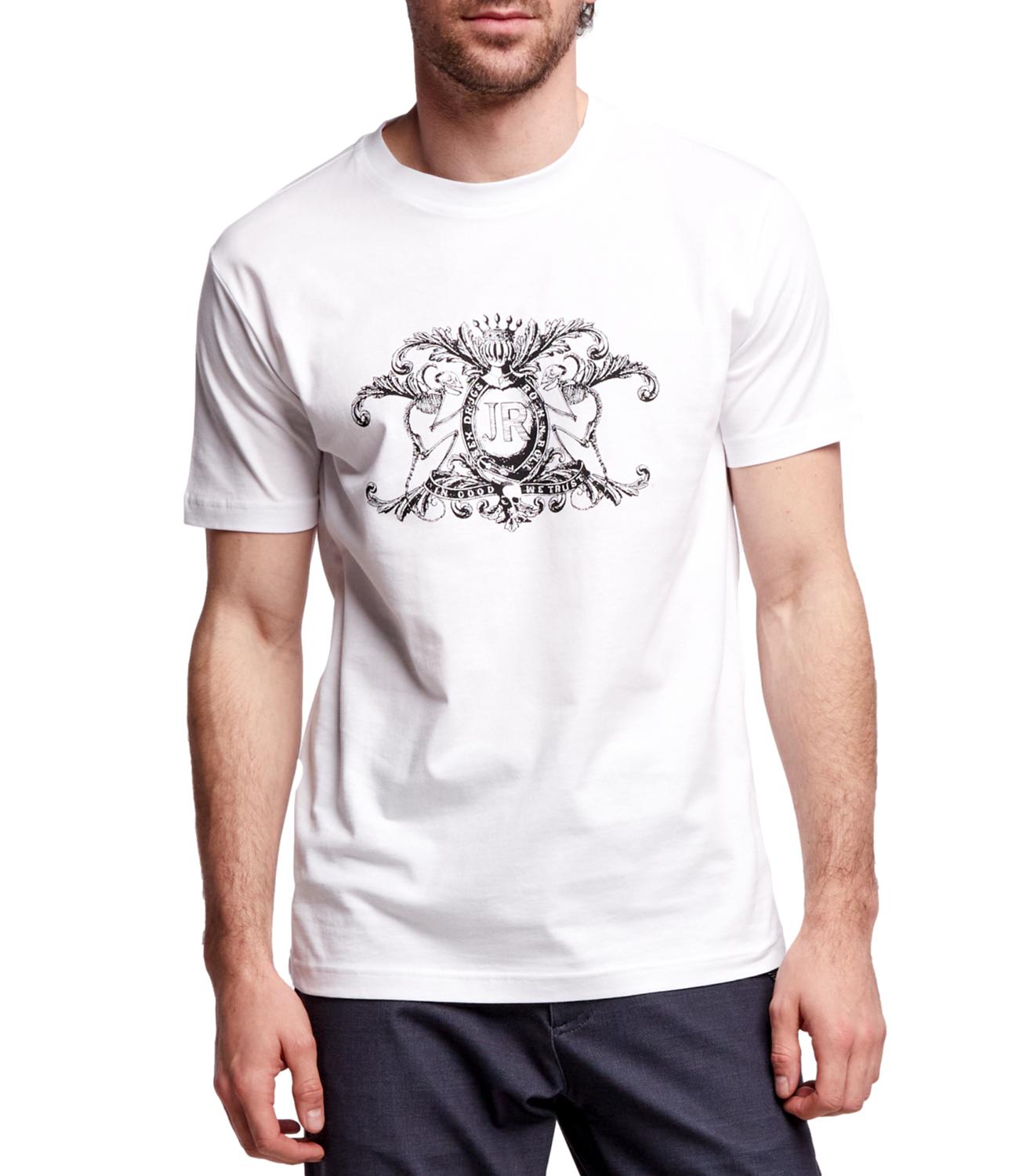 T-shirt blanc pour hommes