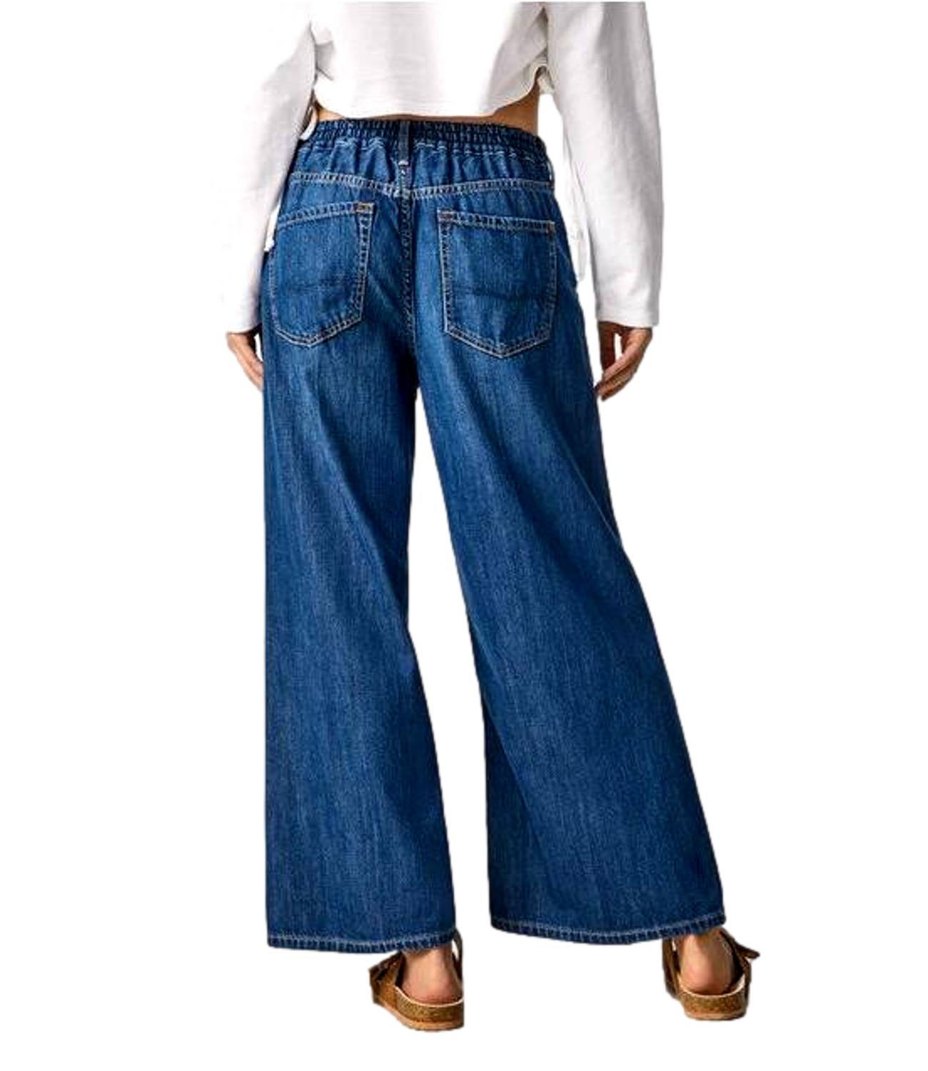 Pantaone Jeans a zampa con cinta denim HAILEY