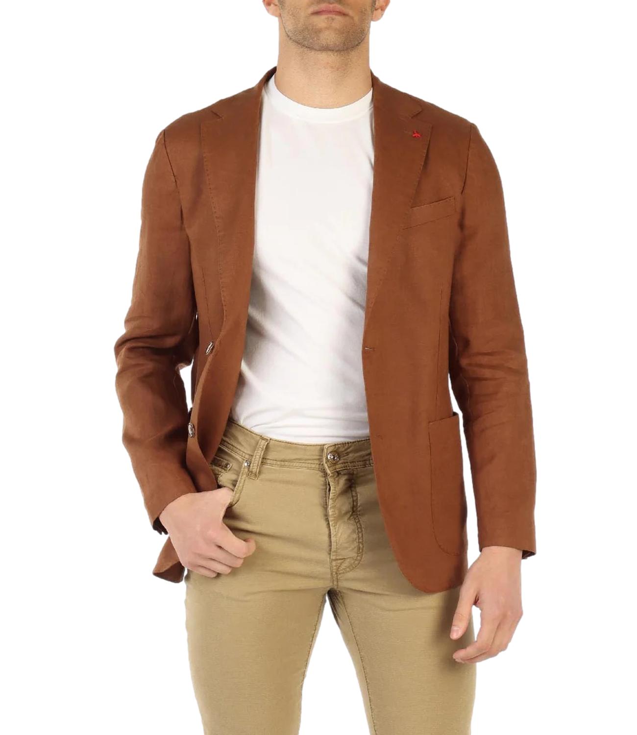 AT.P.CO men's biscuit-coloured linen jacket