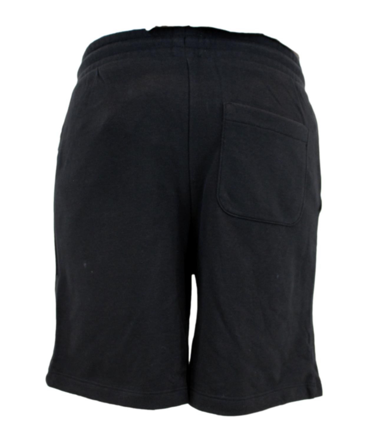 Bermuda homme noir CIESSE avec logo ton sur ton