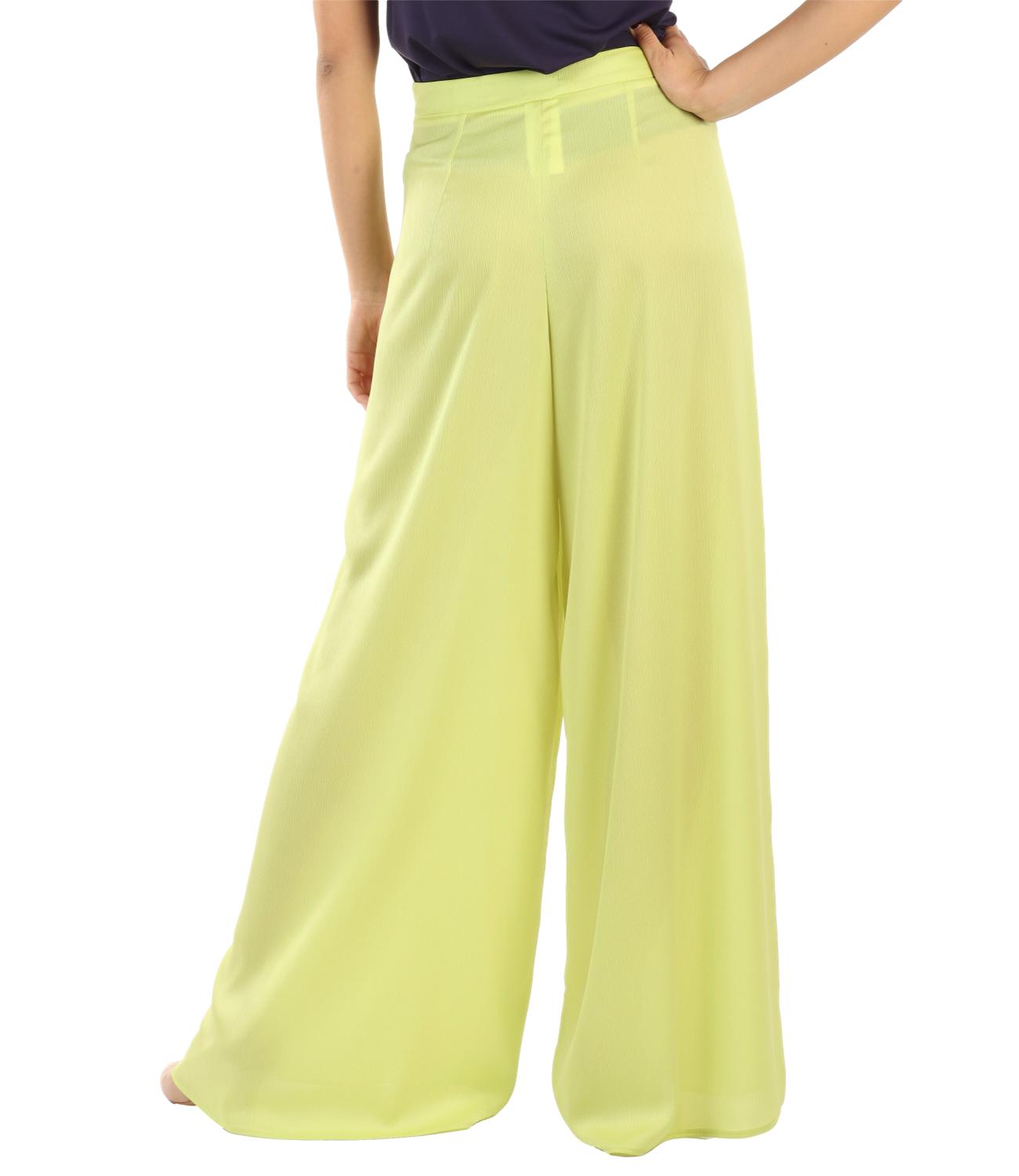 Emme Marella green Embroidery trousers for women