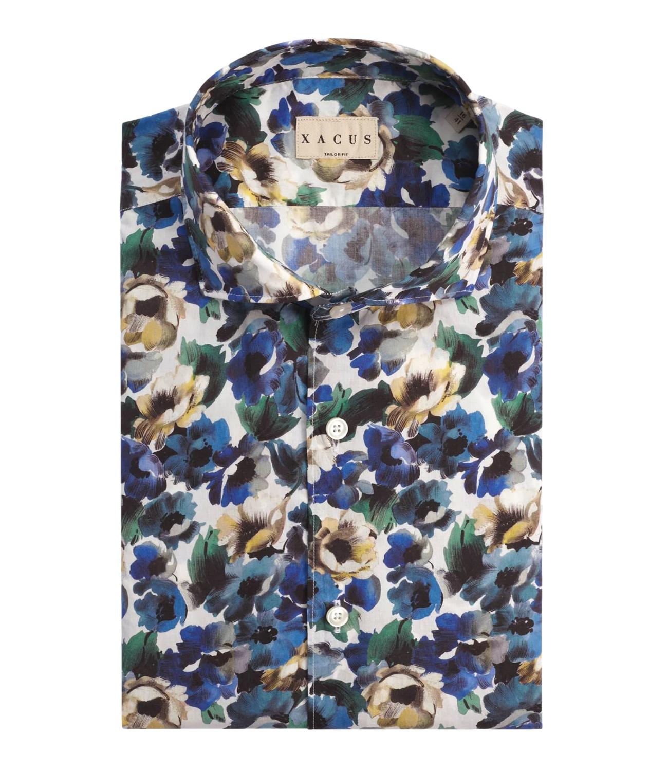 XACUS Men's floral patterned shirt