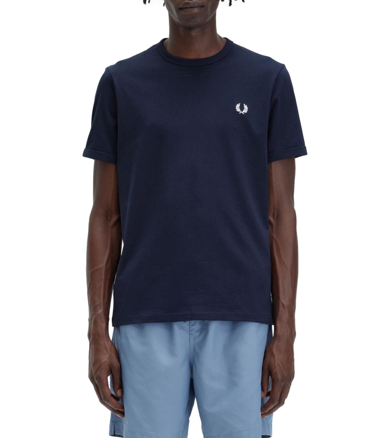 Fred Perry t-shirt blu navy uomo