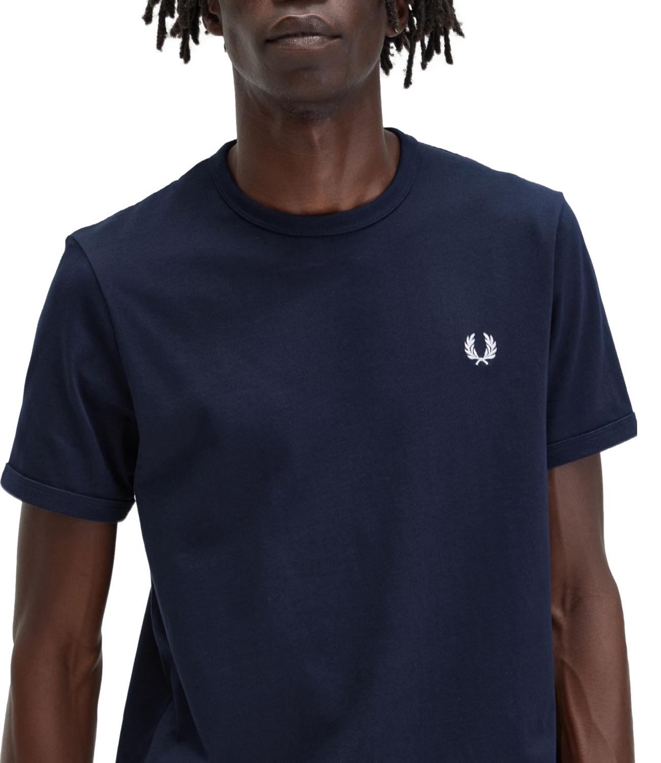 Fred Perry t-shirt blu navy uomo